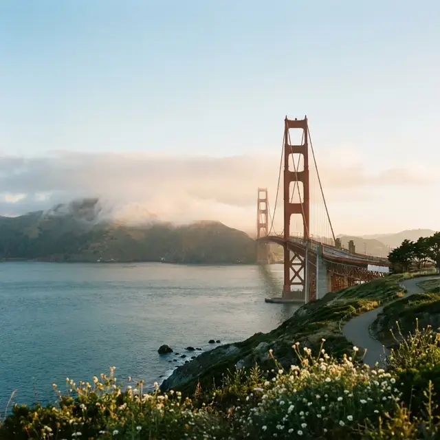Golden Gate Bridge in Fog